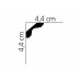 Stropná lišta elastická MARDOM MDB112F / 4,4cm